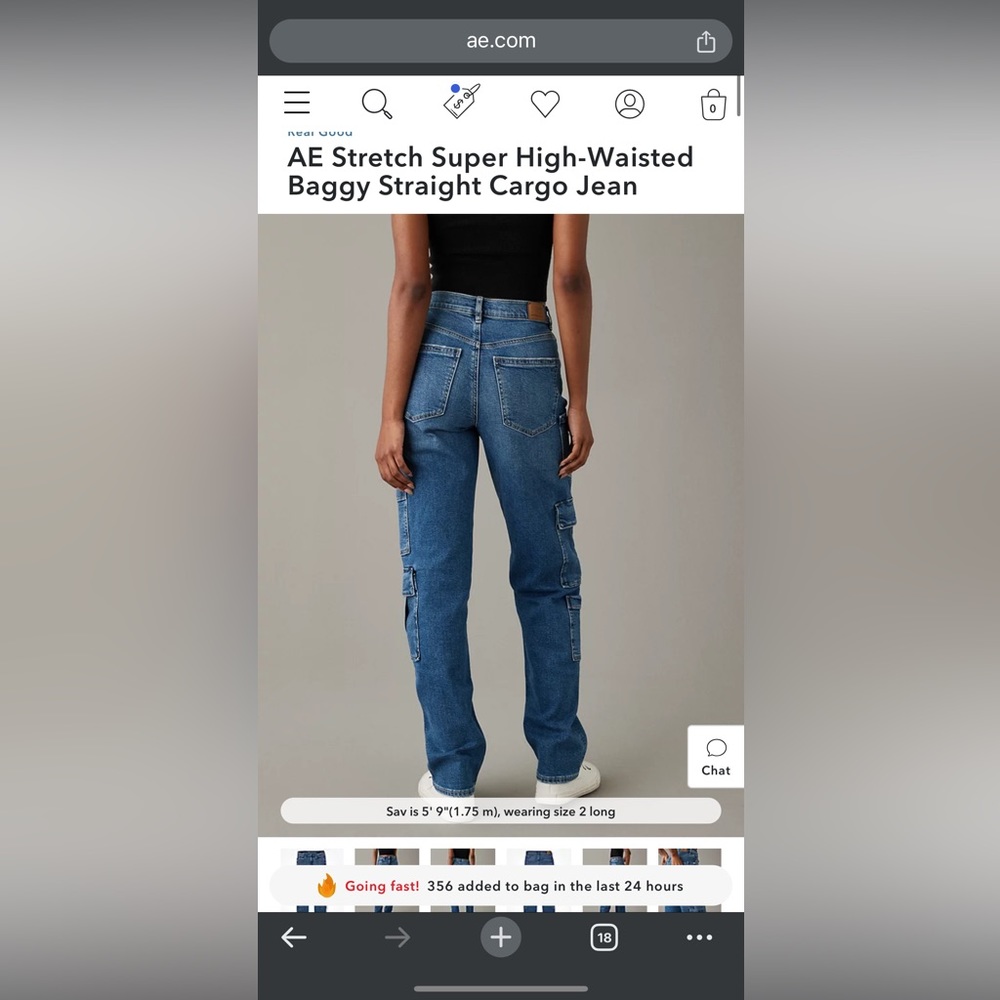 American Eagle Cargo Jeans